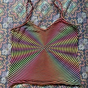 Space Tribe S/M crop top